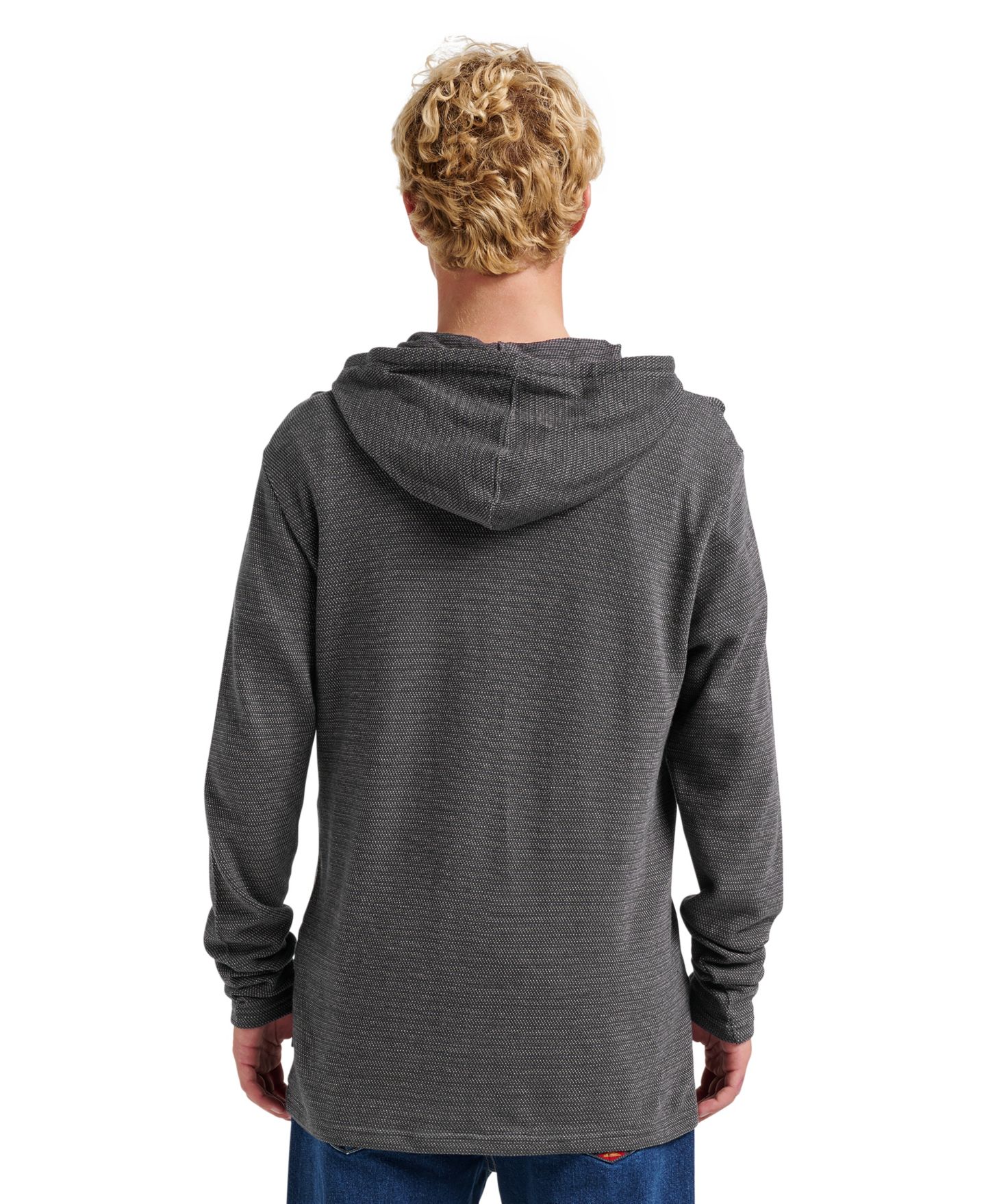 Мужское худи Quiksilver Vista Long Sleeve, цвет: Синий — фото 5