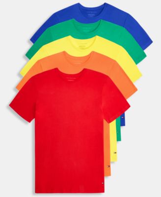 Tommy Hilfiger - Men's Cotton Classic Crewneck T-Shirts, Pack of 5