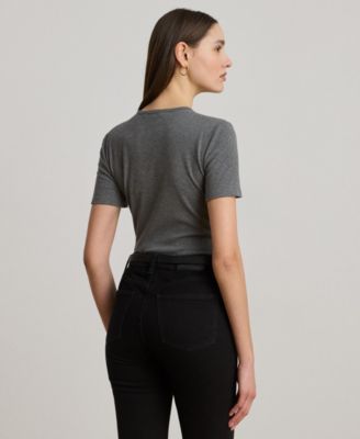 Women's Stretch Cotton Crewneck Tee