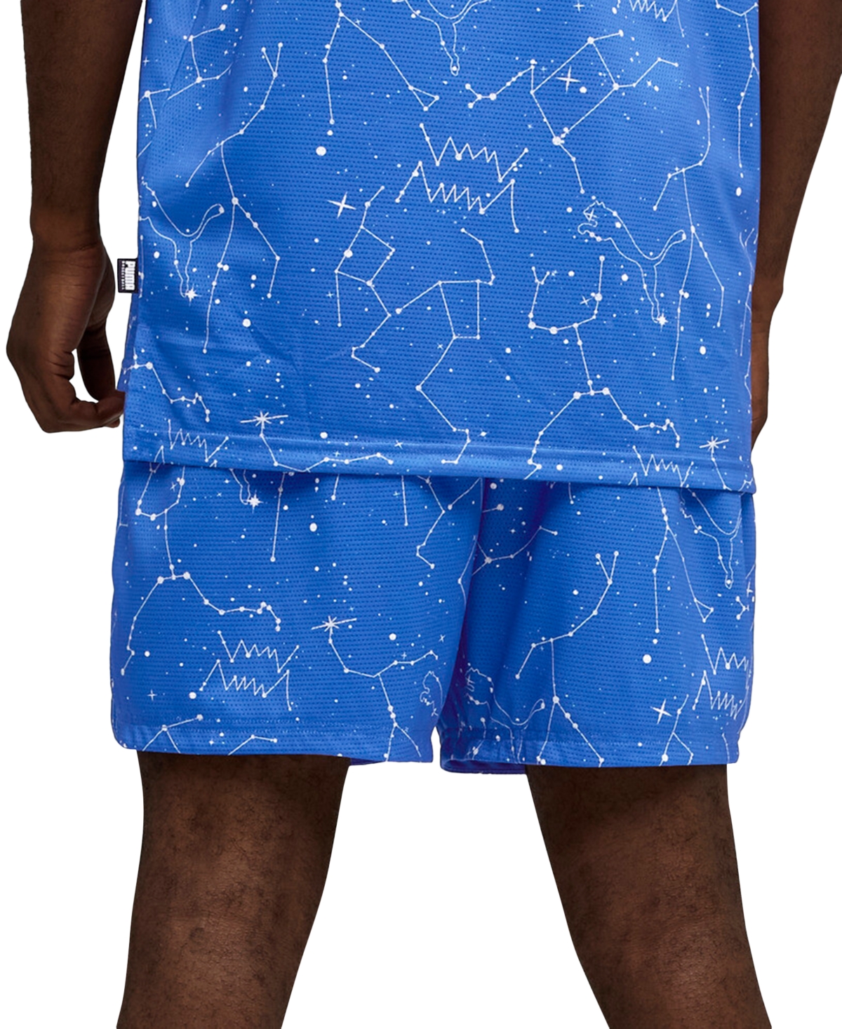 Puma Men's Hoopaverse 7" Shorts In Blue