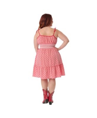 Plus Size Tiered Flare Dress