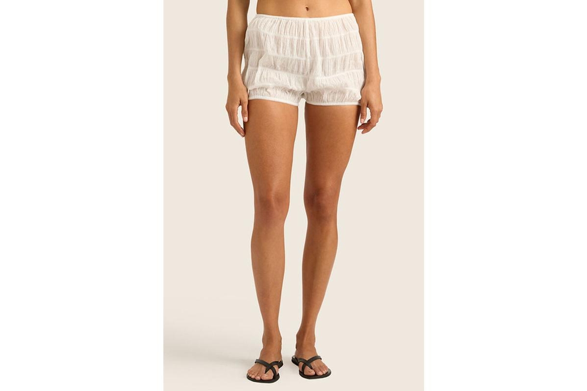 Women's Bebi Cotton Bloomer Short - Chalk