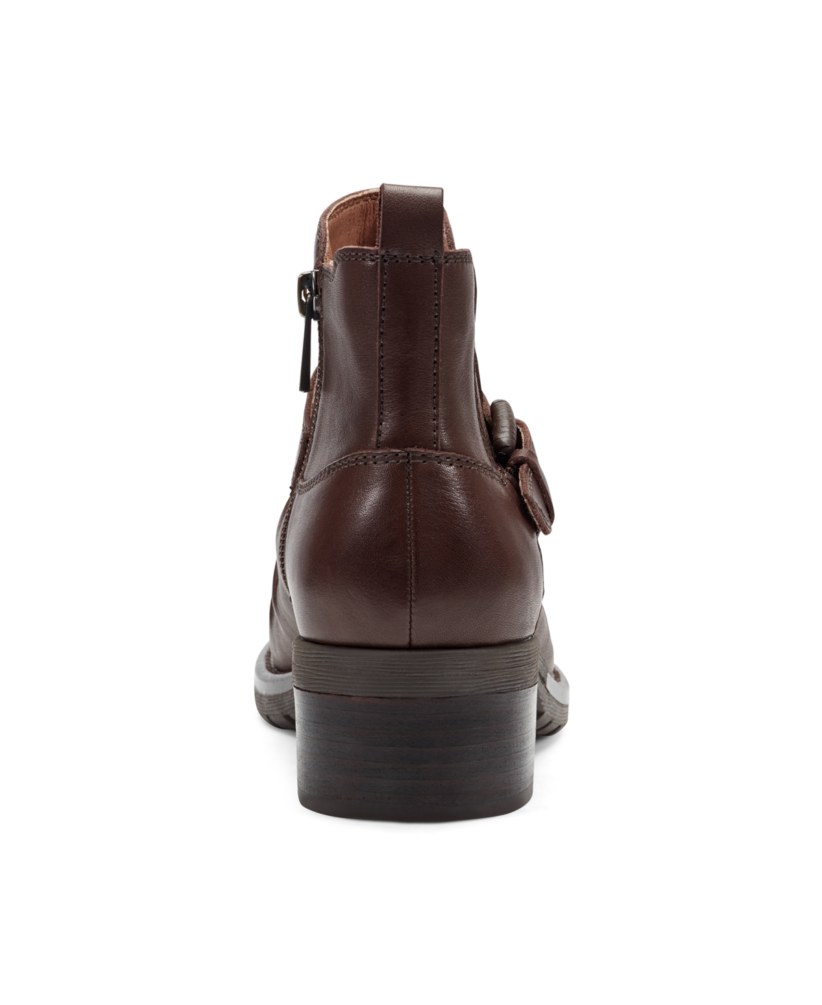 Earth Women's Zane Ruched Block Heel Booties In Brown