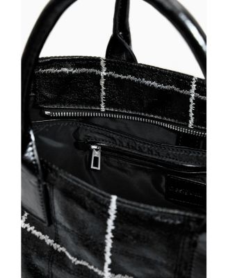 Women's Medium shiny shopper bag