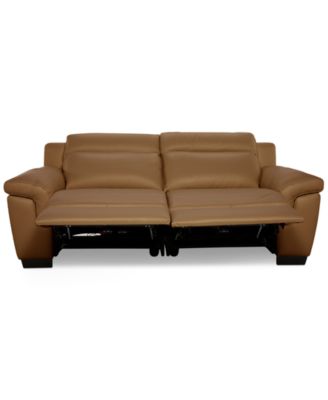 Julius II 2-Pc. Leather Sofa with 2 Power Recliners, Exclusively at Macy's