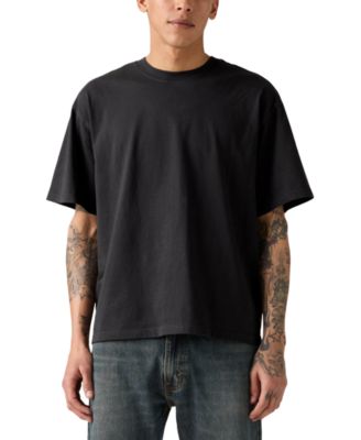 Levi's - Men's Relaxed Fit Cropped Boxy Short Sleeve Crewneck T-Shirt