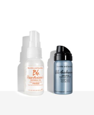 Bumble and Bumble - Spend $35 and receive 2 FREE deluxe samples featuring our best selling products - Hairdresser's Invisible Oil Primer and Dryspun Thickening Spray