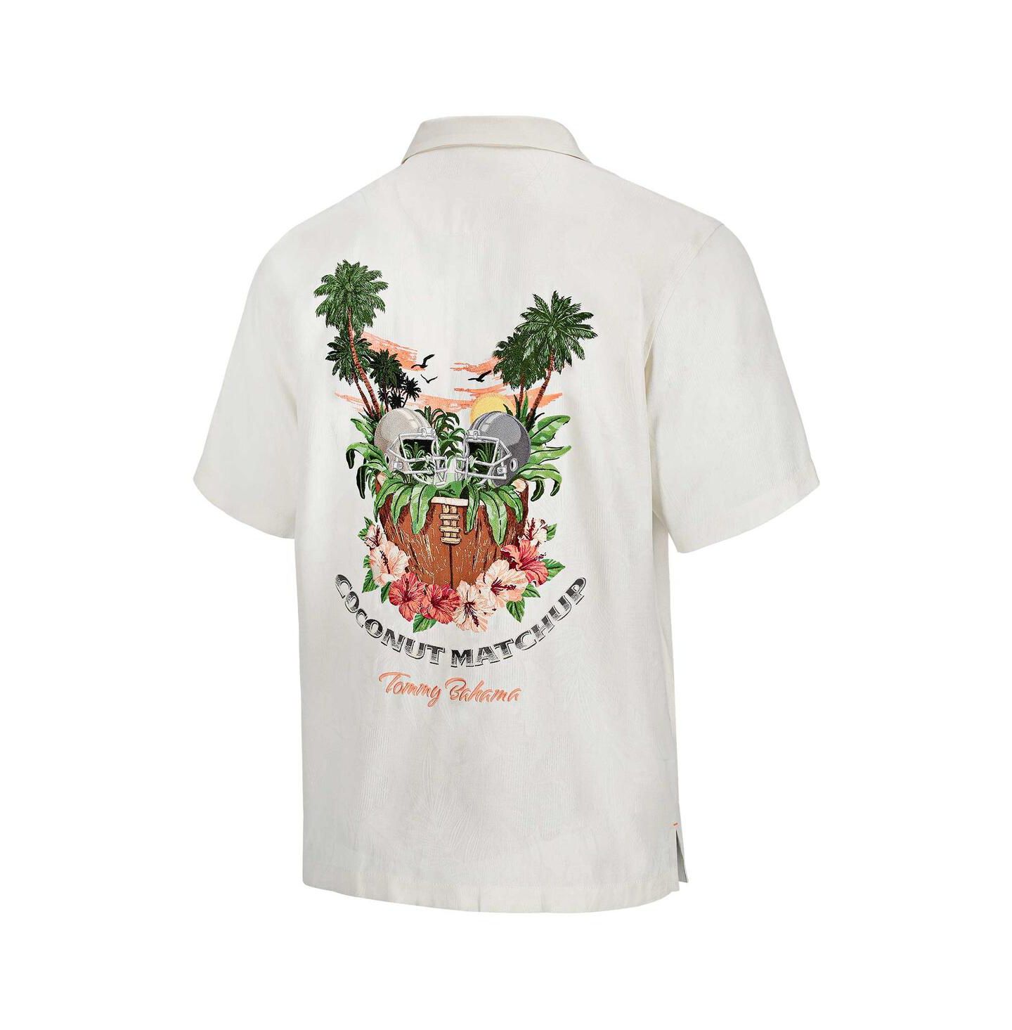 Мужская рубашка Tommy Bahama White Dallas Cowboys Coconut Matchup Camp Button-Up — фото 3