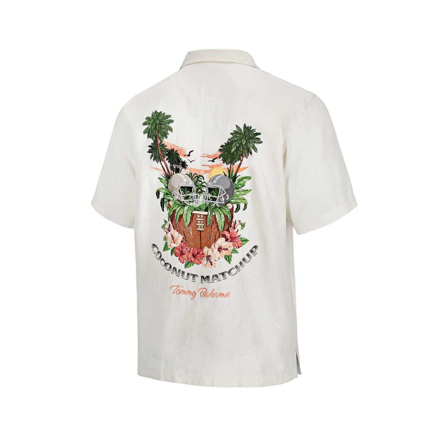 Men's White Dallas Cowboys Coconut Matchup Camp Button-Up Shirt