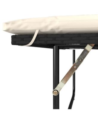 Patio Sofa Black, Cream White