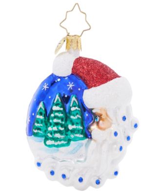 Christmas Village Santa Gem Ornament