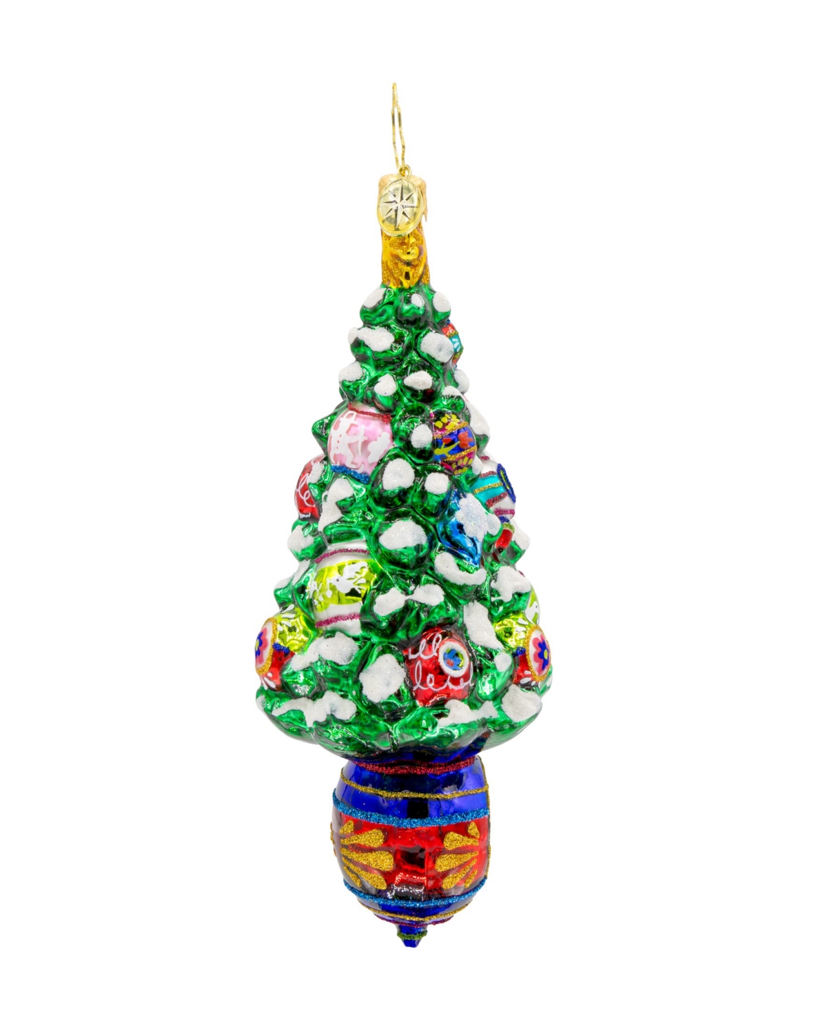 Christopher Radko Vintage Holiday Spruce Ornament In Multi