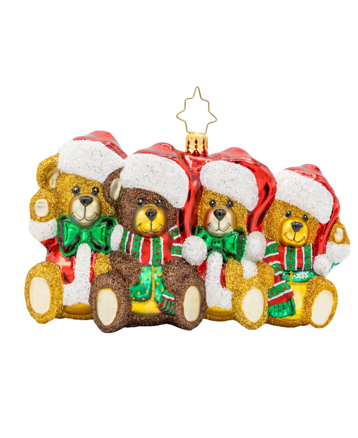 Christopher Radko Teddy Train Treasures Ornament In Multi