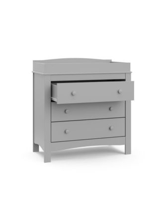 Noah 3 Drawer Chest with Changing Topper (Pebble Gray)