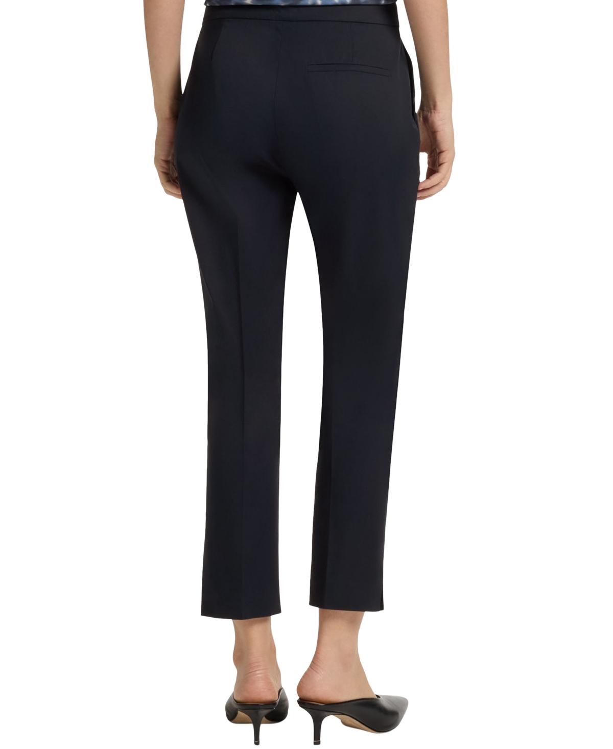 Hugo Boss Boss By  Women's Stretch Cotton Slim-fit Pants In Blue