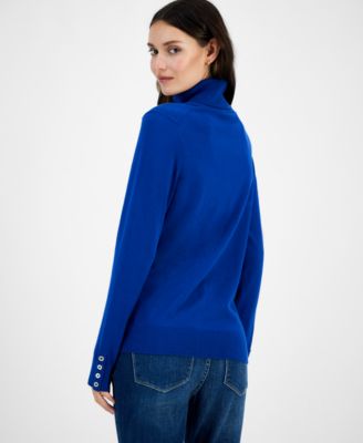 Women's Cotton Turtleneck Sweater