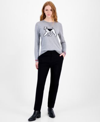 Women's Cotton Terrier Crewneck Sweater
