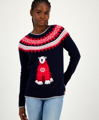 Women's Polar Bear Fair Isle Sweater 