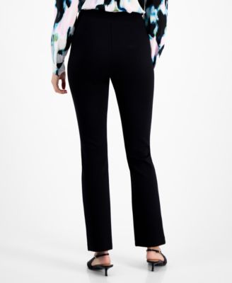 Petite High-Rise Slim Straight-Leg Pants, Macy's Exclusive