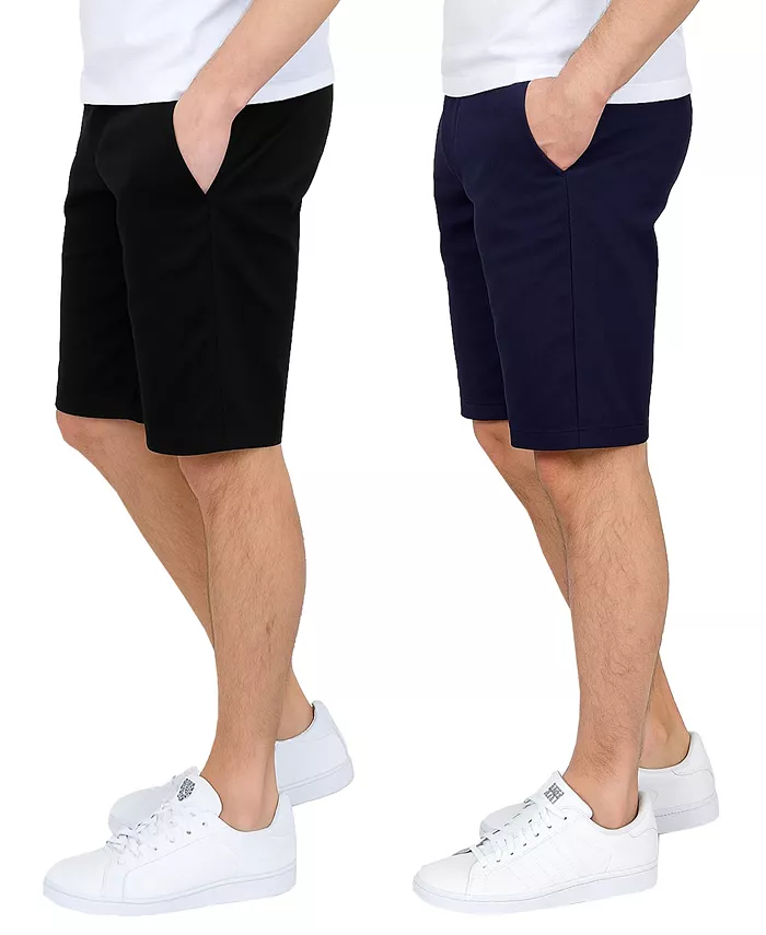 Men's 2-Pack Flex Stretch Chino Shorts - thumbnail 6