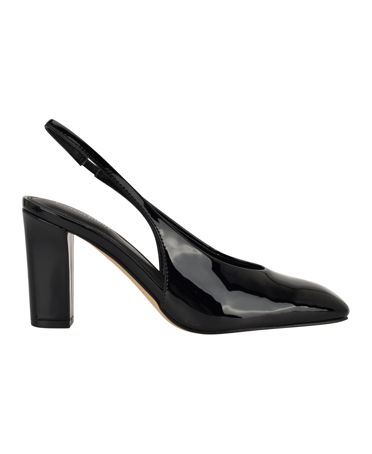 Calvin Klein Women's Raline Square Toe Slingback Pumps In Black
