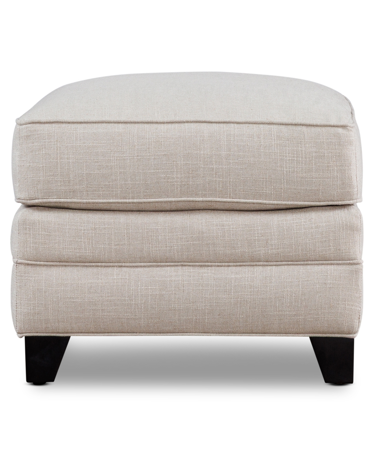Jonathan Louis Kallison Fabric Ottoman, Exclusively At Macy's In Sand