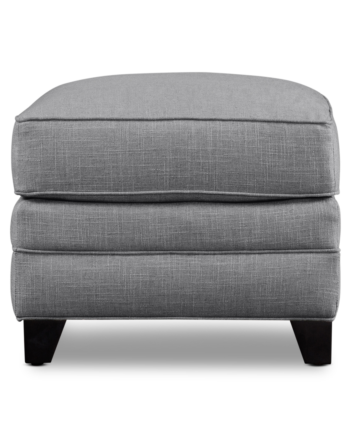 Jonathan Louis Kallison Fabric Ottoman, Exclusively At Macy's In Gray