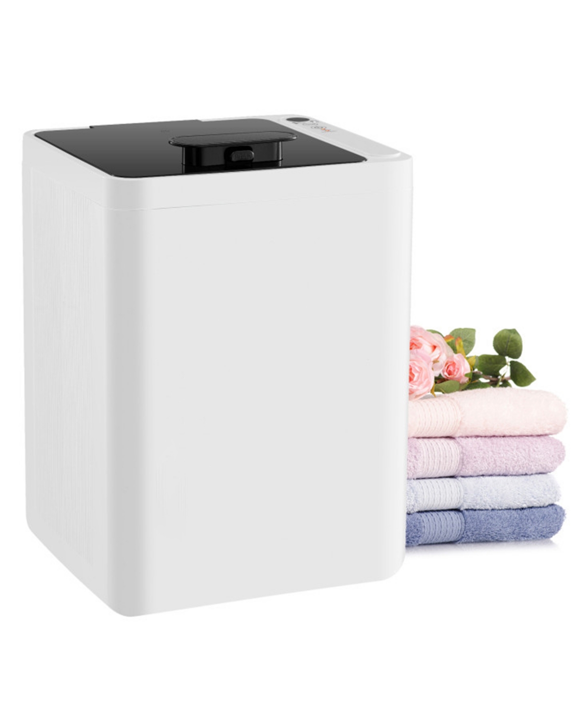 23L Large Towel Warmer Bucket with Timer and Overheat Protection - White