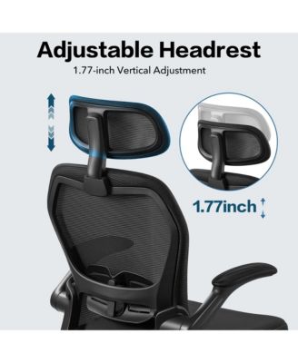 Ergonomic Mesh Office Chair with Lumbar Support and Rocking Function