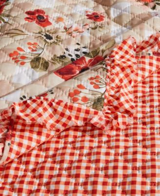 Cotton Reversible Quilted Throw, 50" x 60"