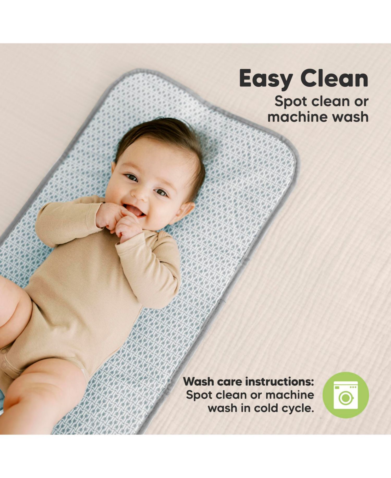 Swift Diaper Changing Pad, Portable Waterproof Diaper Changing Pad for Baby, Travel Changing Pad for Diaper Bag