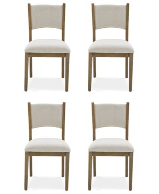 Furniture - Nordic 4-Pc Upholstered Dining Chair Set