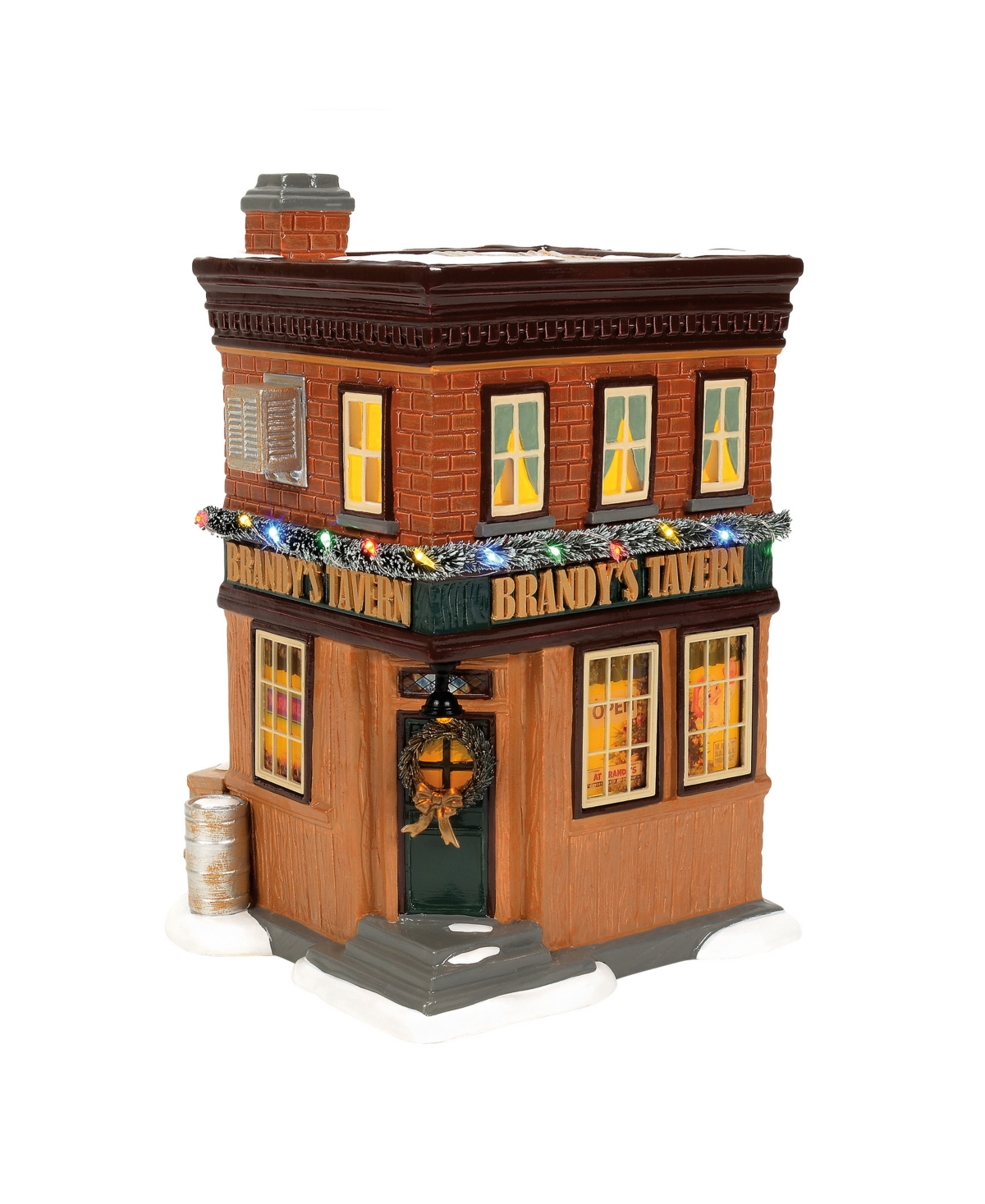 Department Five Brandy's Tavern Snow Village House In Multi