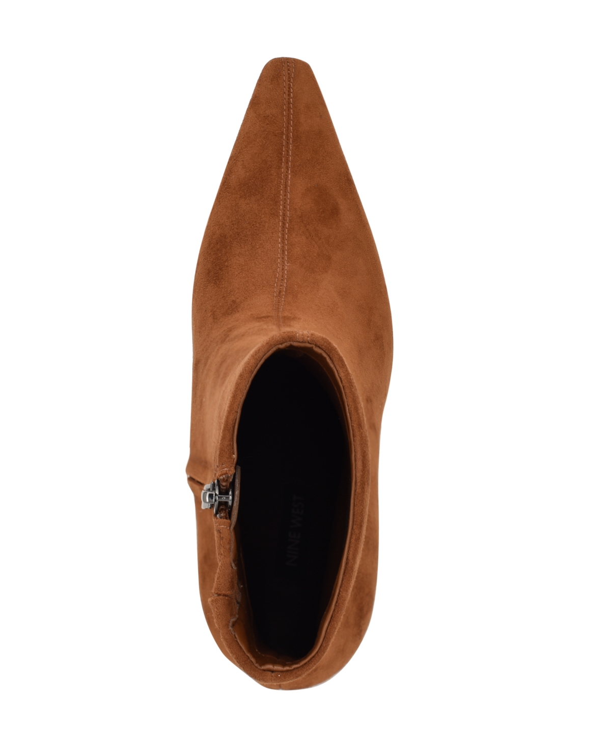 Nine West Ohmy Pointed Toe Bootie In Brown