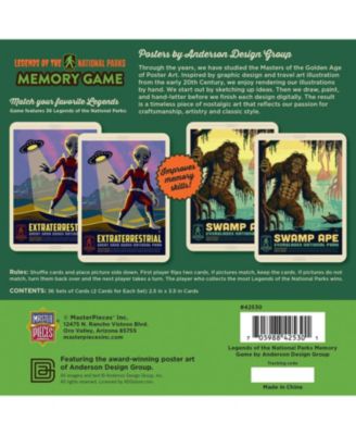 Masterpieces Legends of the National Parks Memory Game