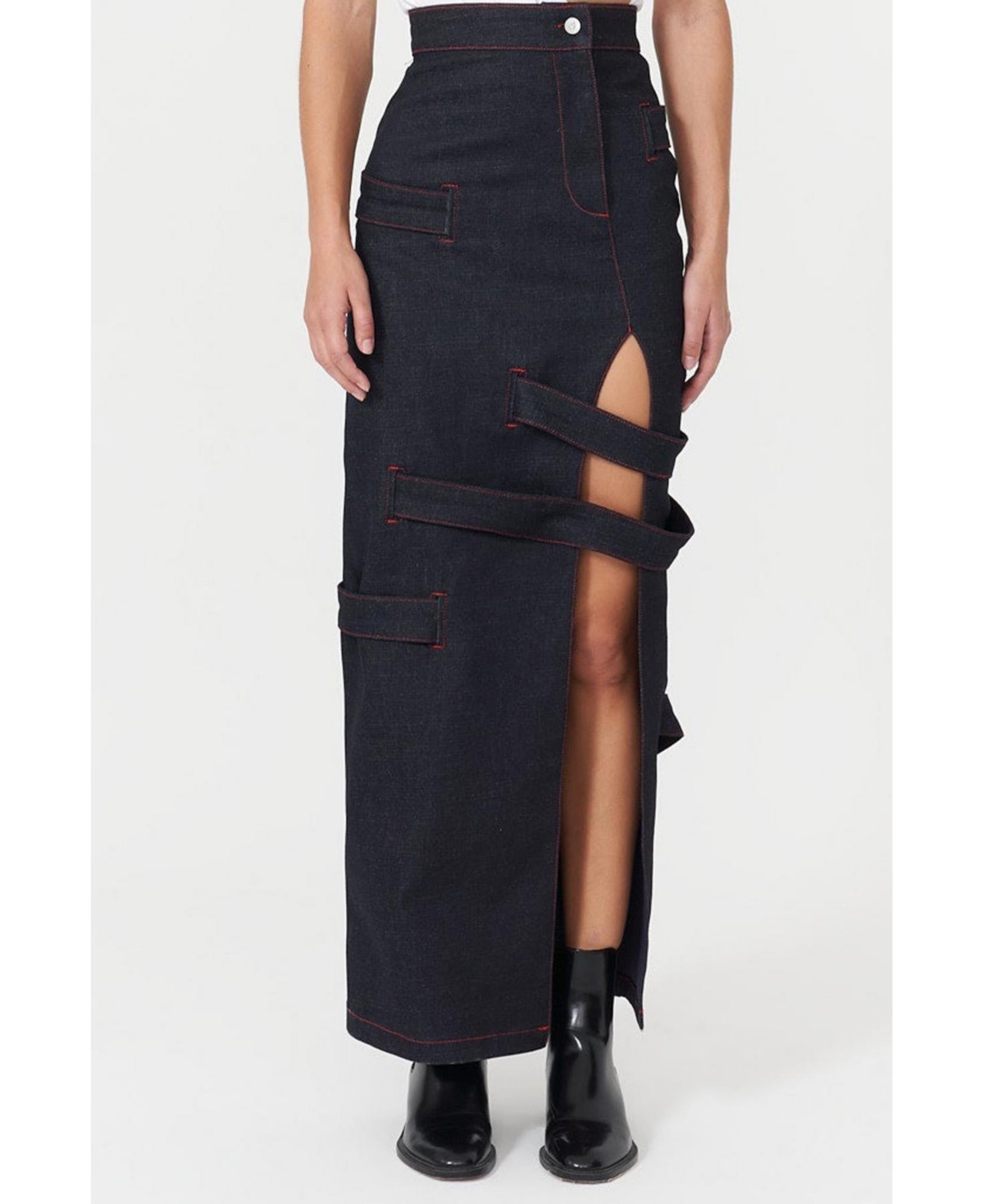 Davidson Maxi Skirt - Blue