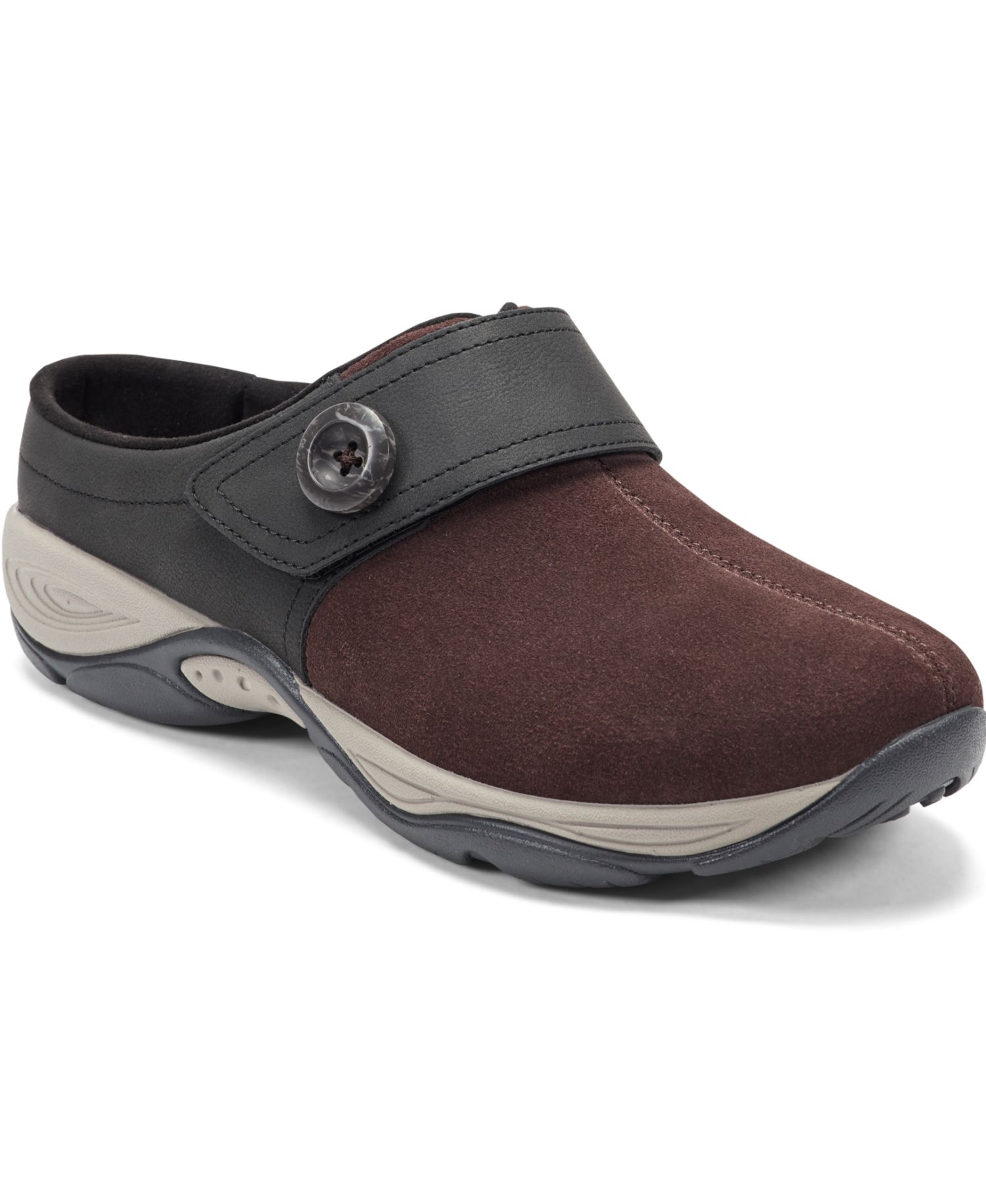 Women's Edline Suede Button Strap Mules