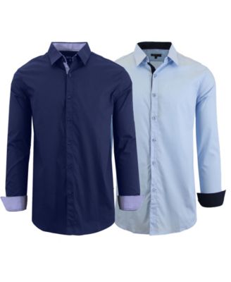 Men's 2-Pack Slim Fit Solid Shirt
