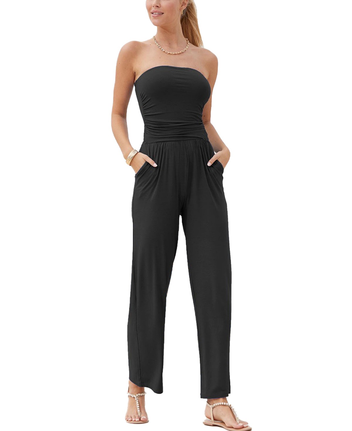 Женские LASCANA Women's Strapless Jumpsuit — фото 1