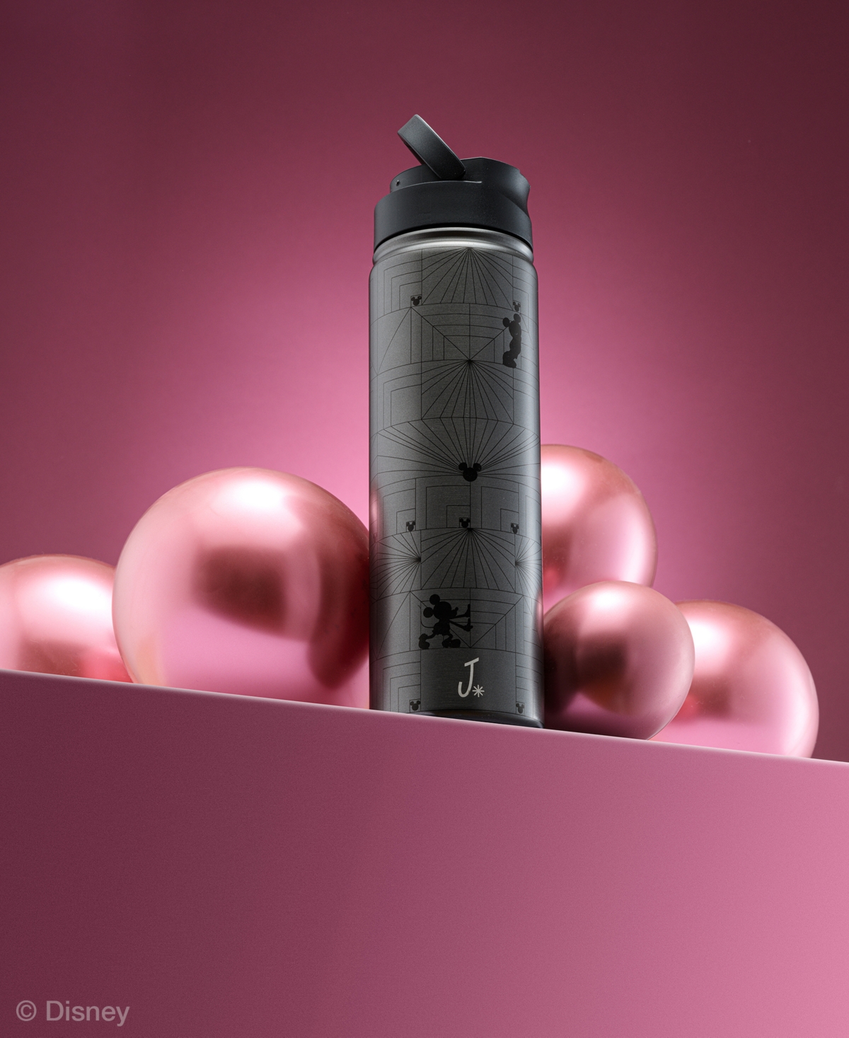 JoyJolt 22 oz. Mono Mouse Vacuum Insulated Water Bottle