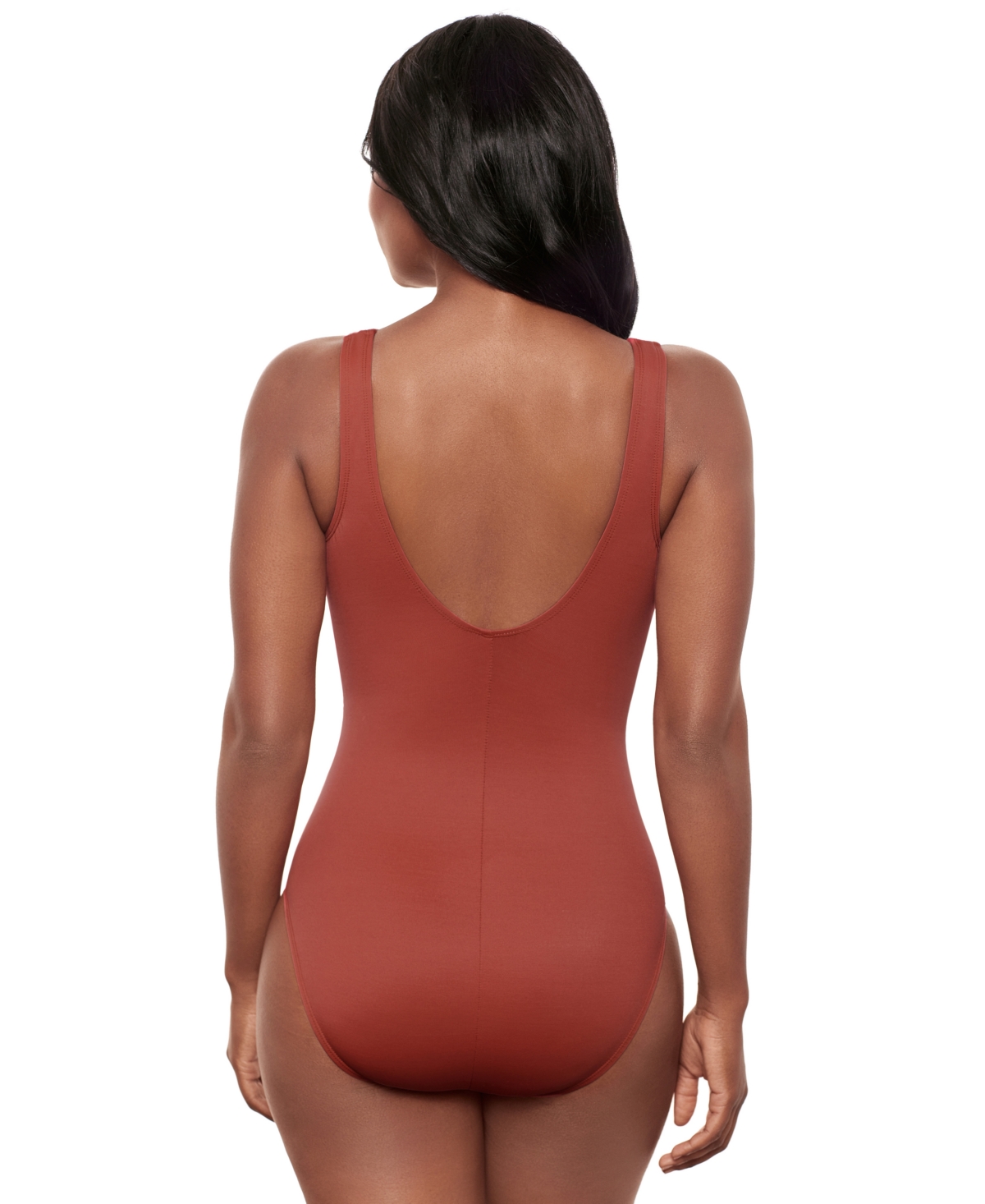Miraclesuit ® Rock Solid Avra Underwire One-piece Swimsuit In Brown