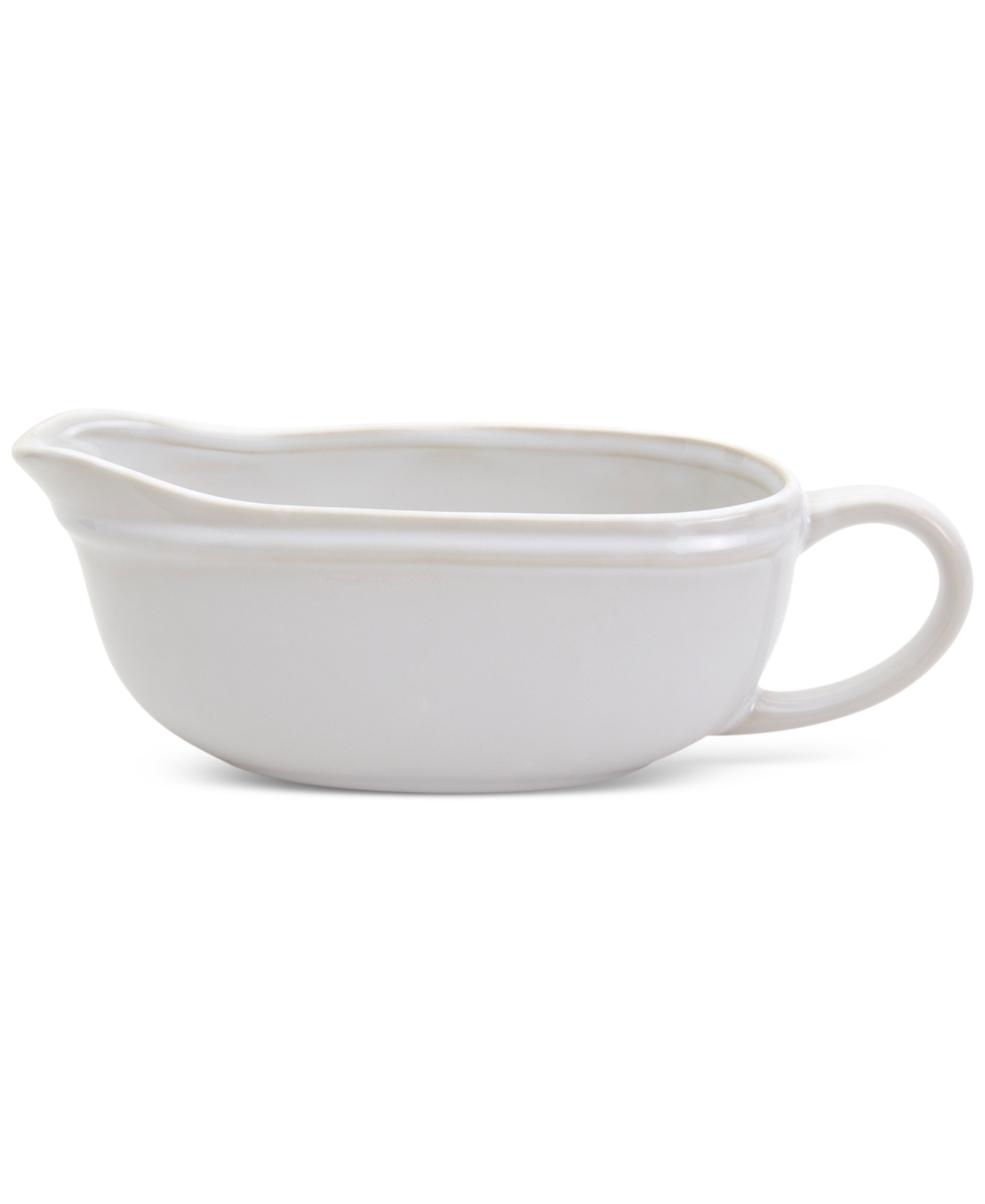 Haven Stoneware Gravy Boat In White