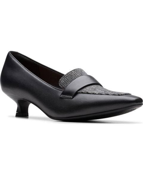 Женские туфли-слипоны Clarks Scarlyt Mabel, цвет: Чёрный кожаный