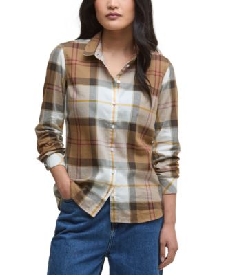 Barbour - Women's Plaid Button-Front Shirt