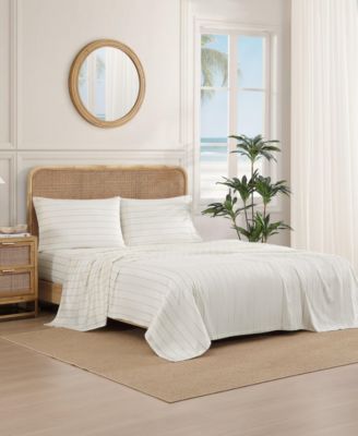 Tommy Bahama Palma Stripe 300-Thread Count Cotton 4-Pc. Sheet Set, King