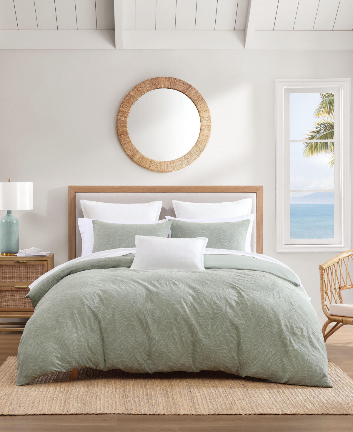Tommy Bahama Harbor Palm Cotton 3-pc. Comforter Set, King