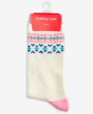 Women's Holiday Crew Socks, Created for Macy's