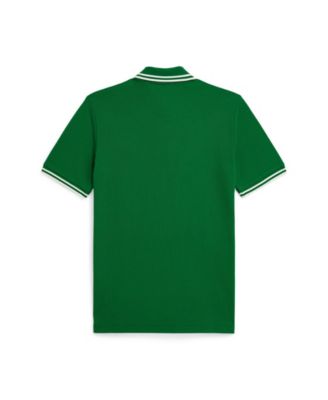 Big Boys Logo Cotton Mesh Polo Shirt