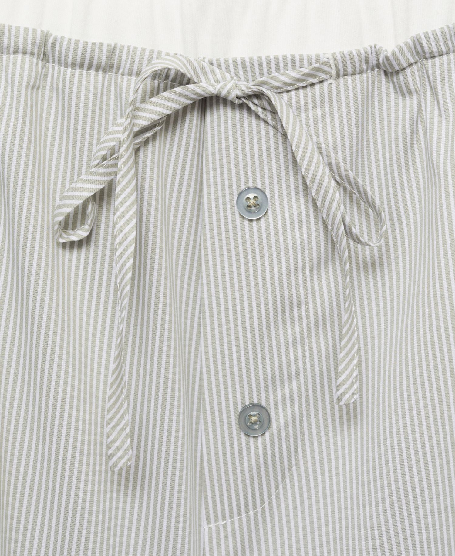 Women's Elasticated Detail Striped Pajama Shorts