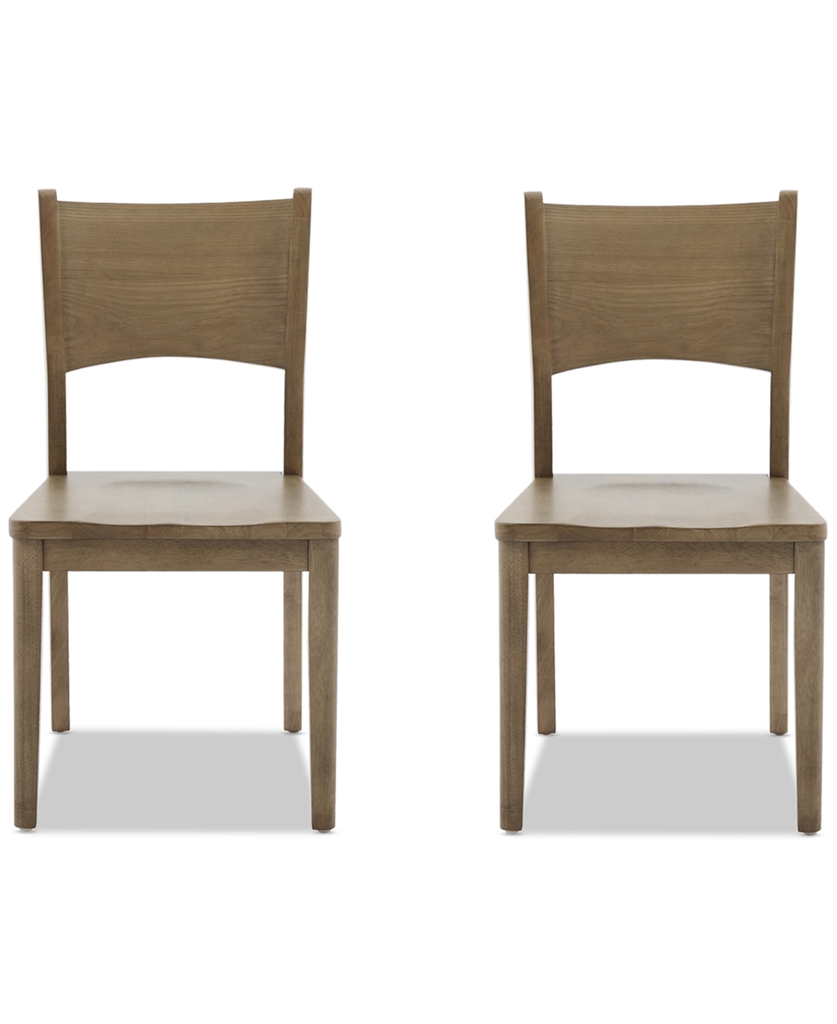 Macy's Nordic 2-pc Side Chair Set In Transparent